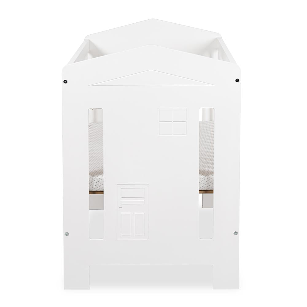 Crib Ida Collection 120x60 cm White-Beechwood Color