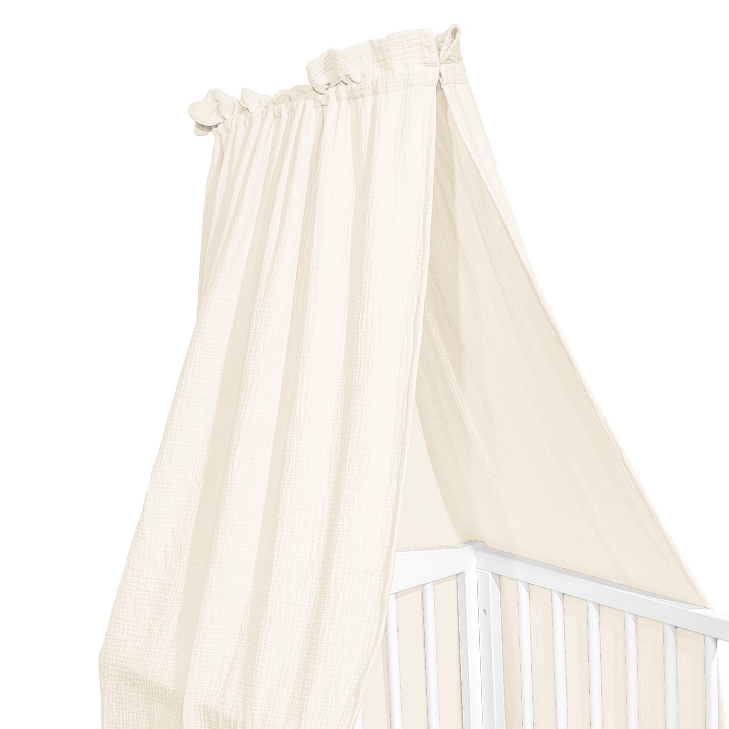 Muslin Crib Canopy with the Canopy Support