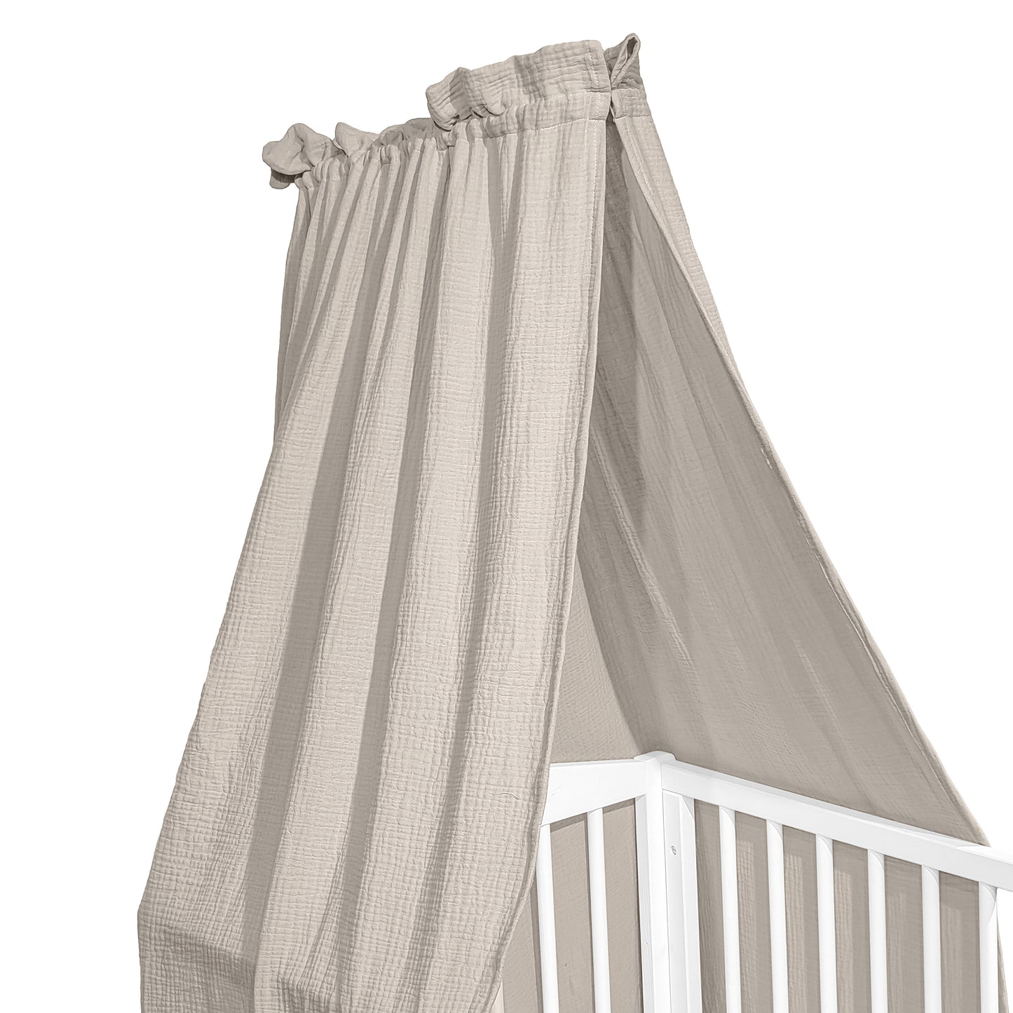 Muslin Crib Canopy with the Canopy Support