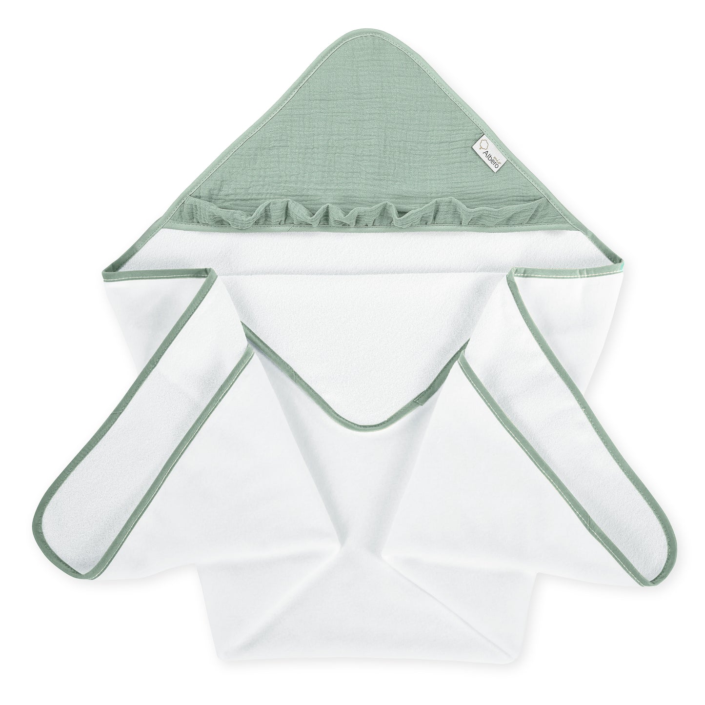 AlberoMio Bath Towel with Muslin Hood