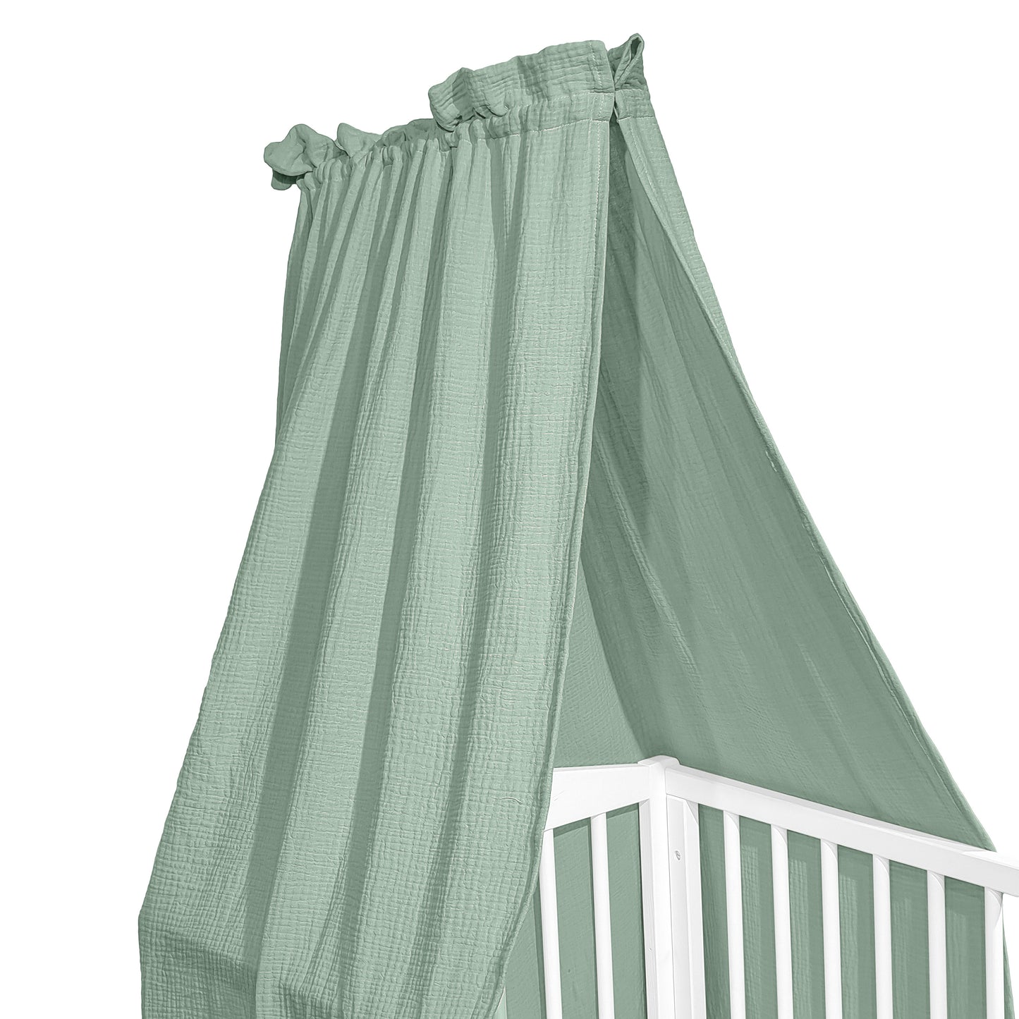 Muslin Crib Canopy with the Canopy Support