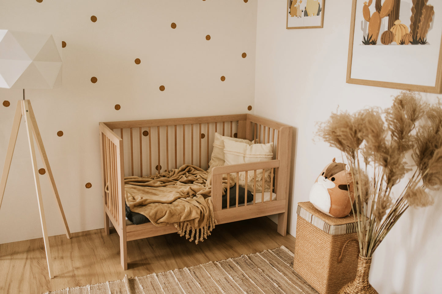Crib Olivia Collection Beechwood 120x60 cm