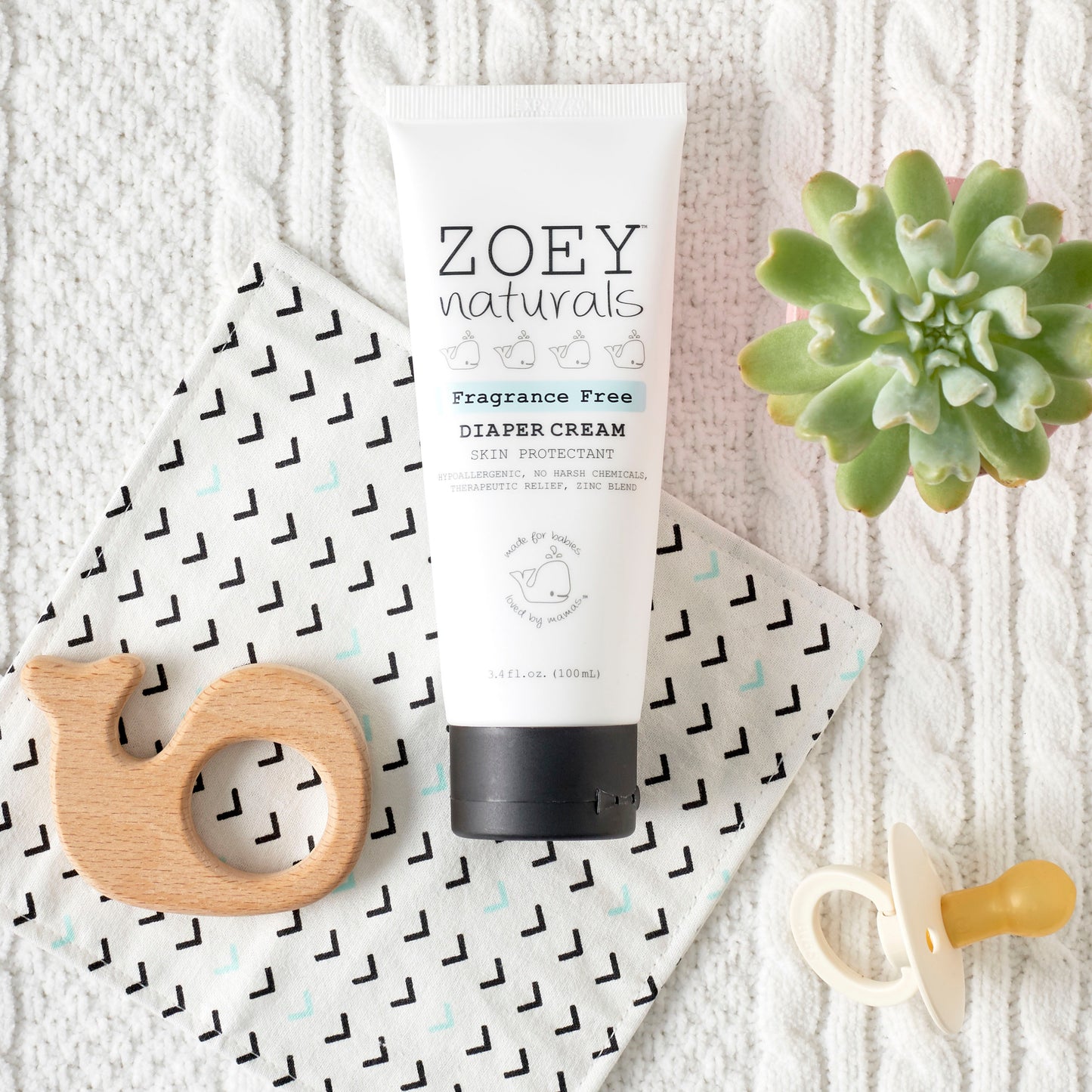 Zoey Naturals Fragrance Free Diaper Cream