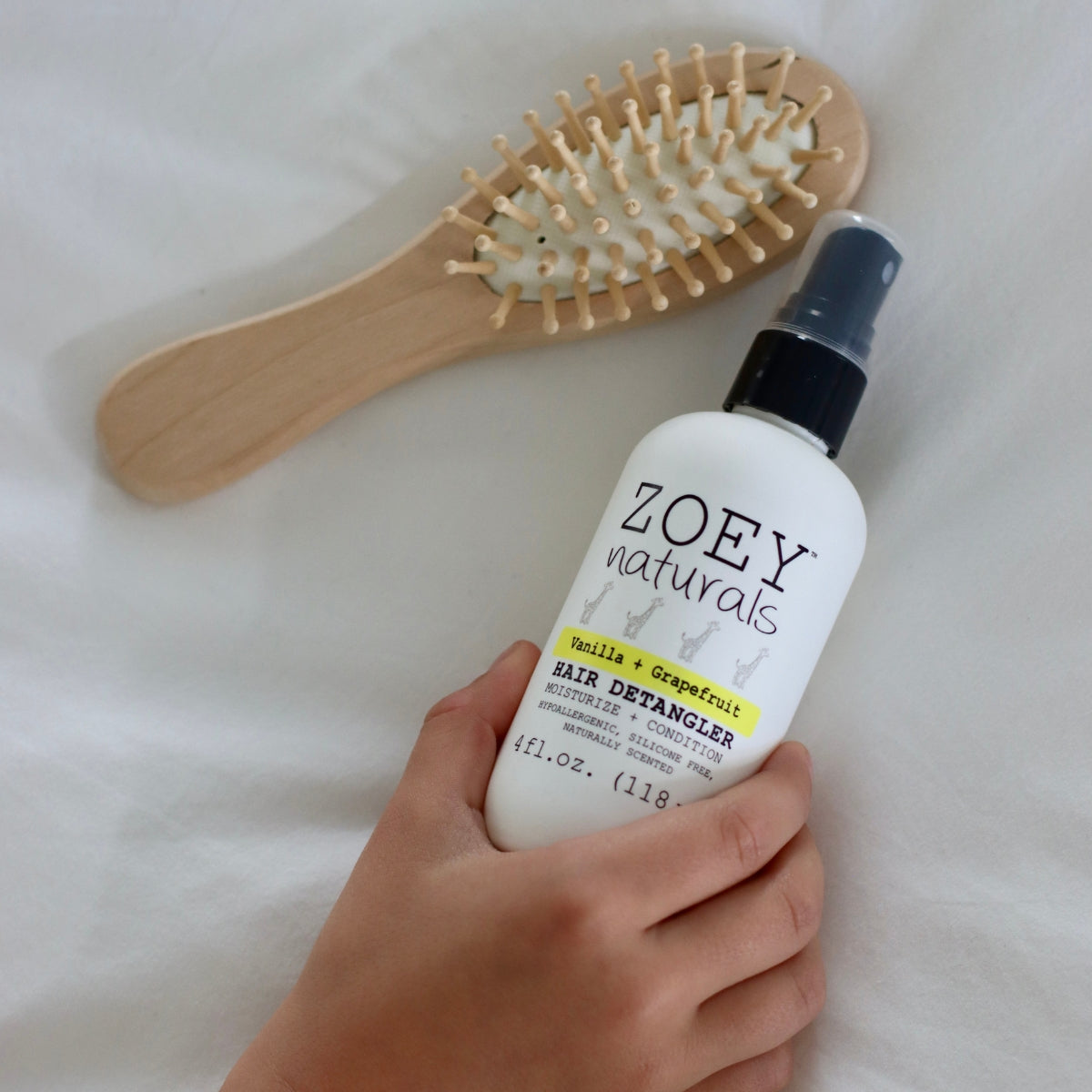 Zoey Naturals Vanilla Grapefruit Hair Detangler