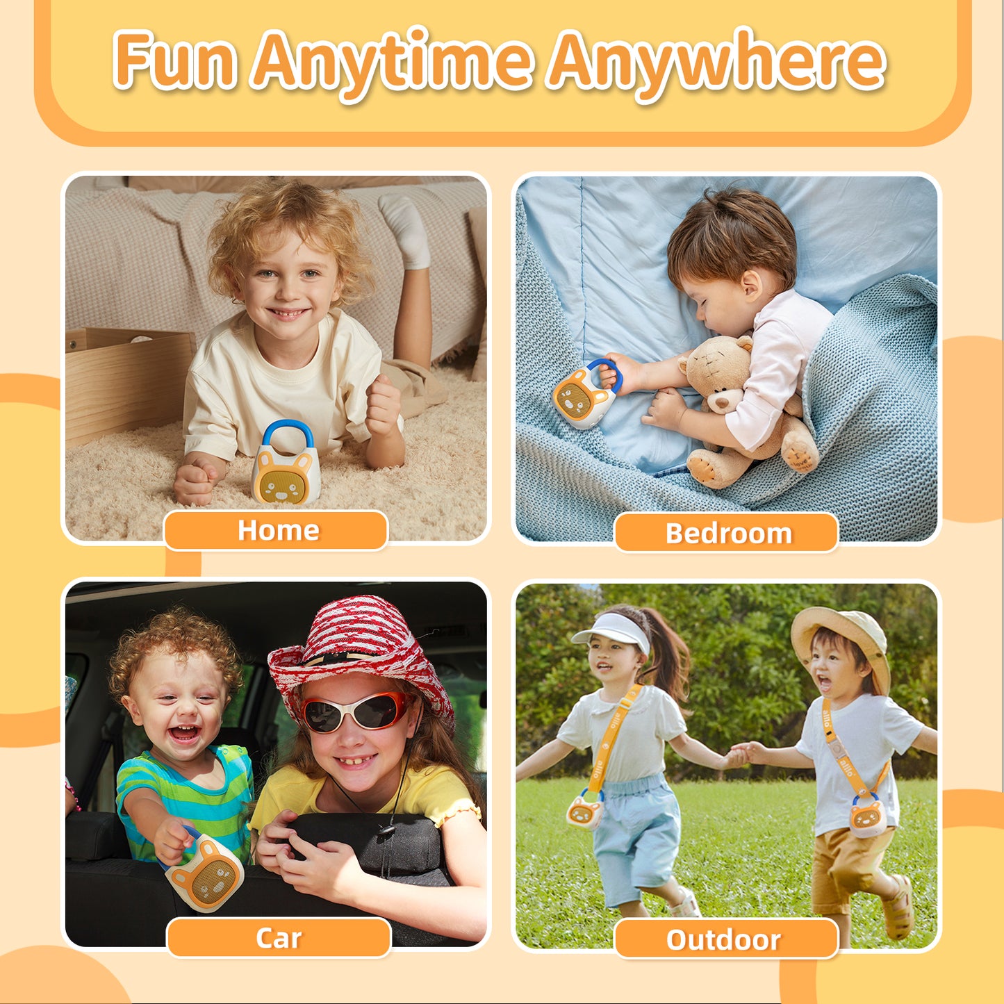 Alilo Pocket Bunny – Portable Kids Music Player & Storytelling Toy
