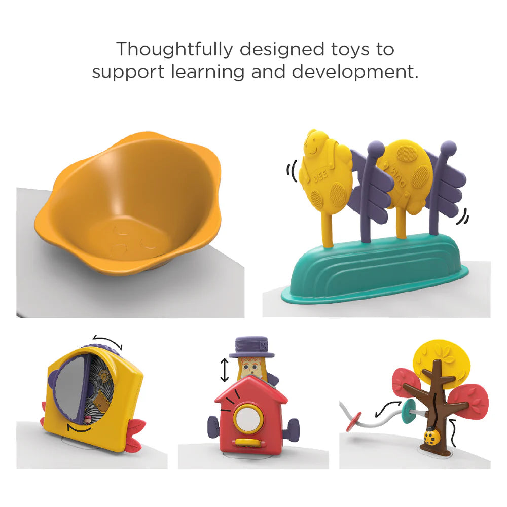 Oribel PortaPlay Convertible Activity Center - Wonderland Adventures + Stools Combo