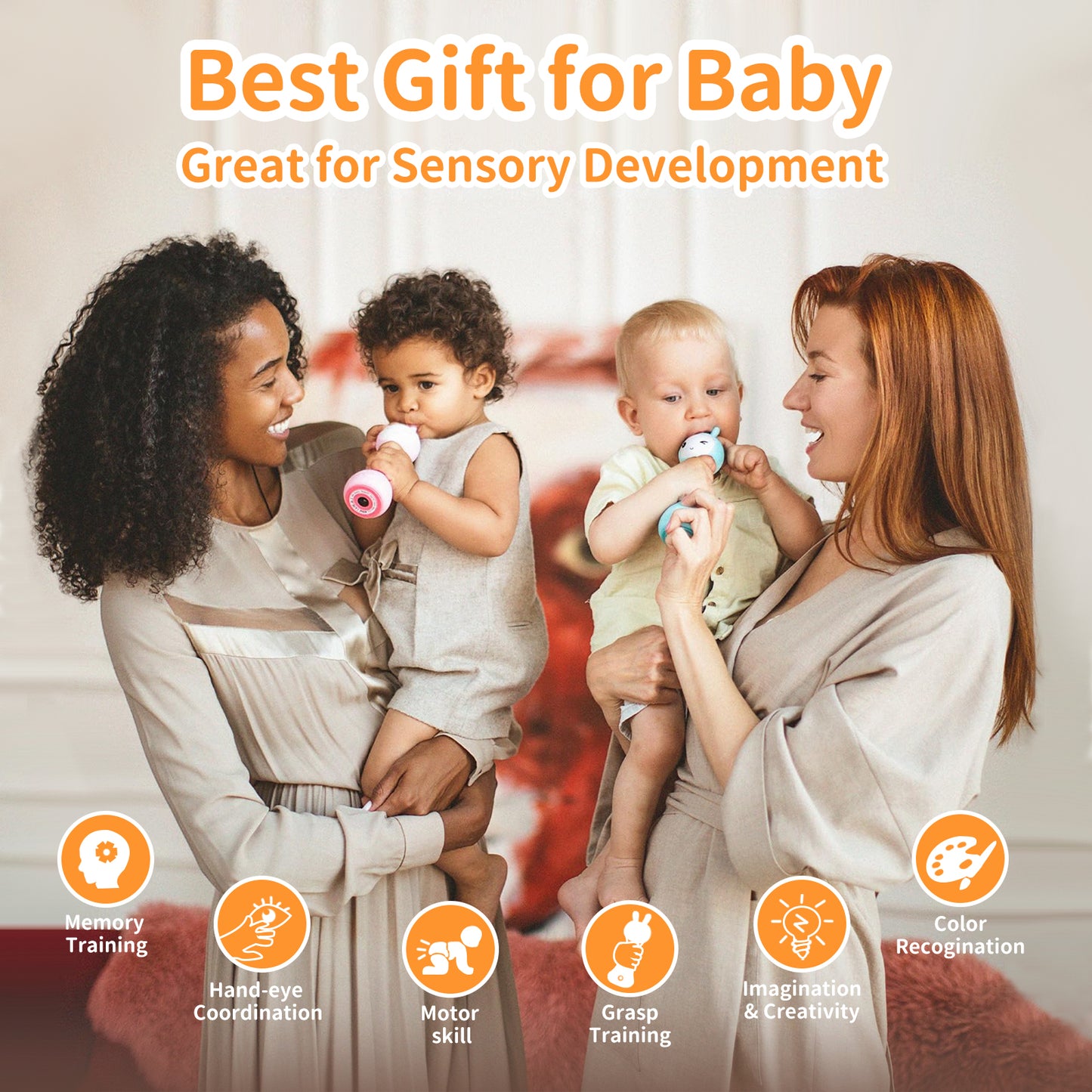 Alilo Smarty Smart Musical Baby Rattle & Nightlight