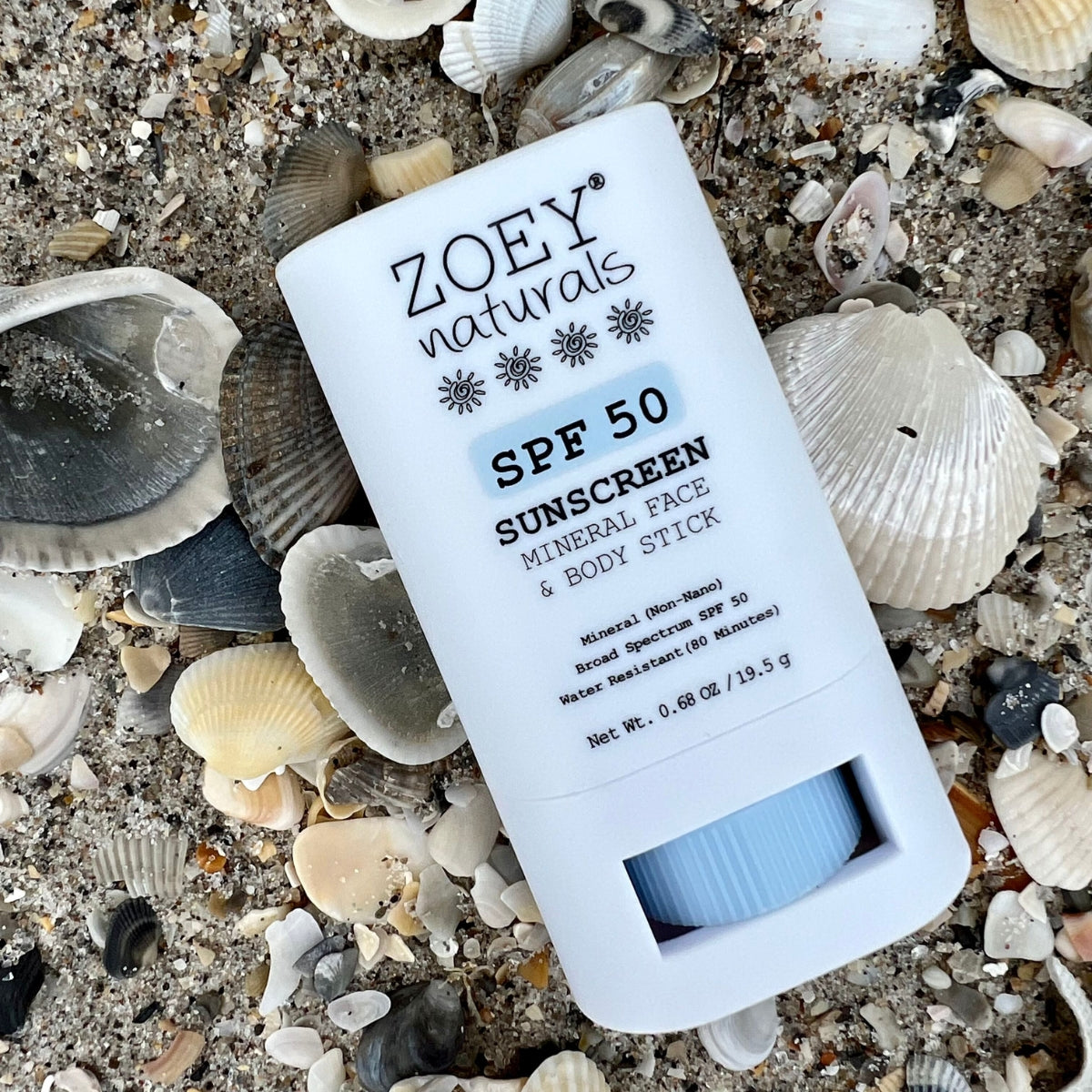 Zoey Naturals SPF 50 Mineral Sunscreen Stick