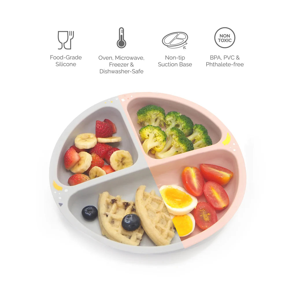 Oribel Baby Plate, Fork & Spoon