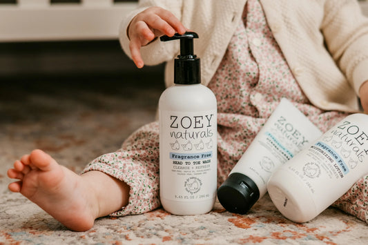 Zoey Naturals fragrance-free baby lotion for sensitive skin, available at iamspecial.ng in Nigeria