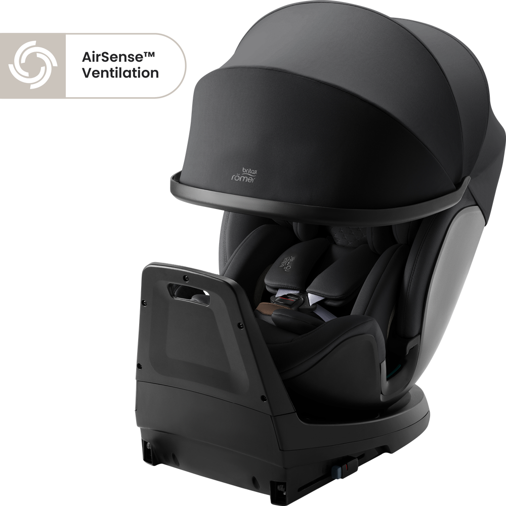Britax Römer Swivel-Grow Max Air Car Seat – Cool Comfort & Growing Safety from Birth to 7 Years