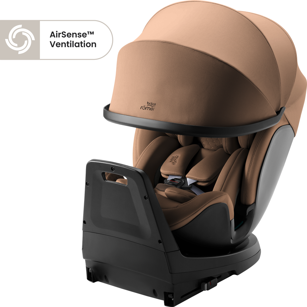 Britax Römer Swivel-Grow Max Air Car Seat – Cool Comfort & Growing Safety from Birth to 7 Years