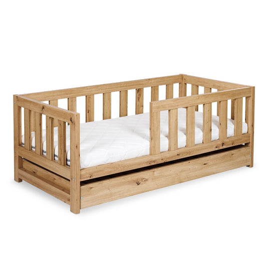 Bed Amelia Oak Collection 160x80 cm with Sleeping Container