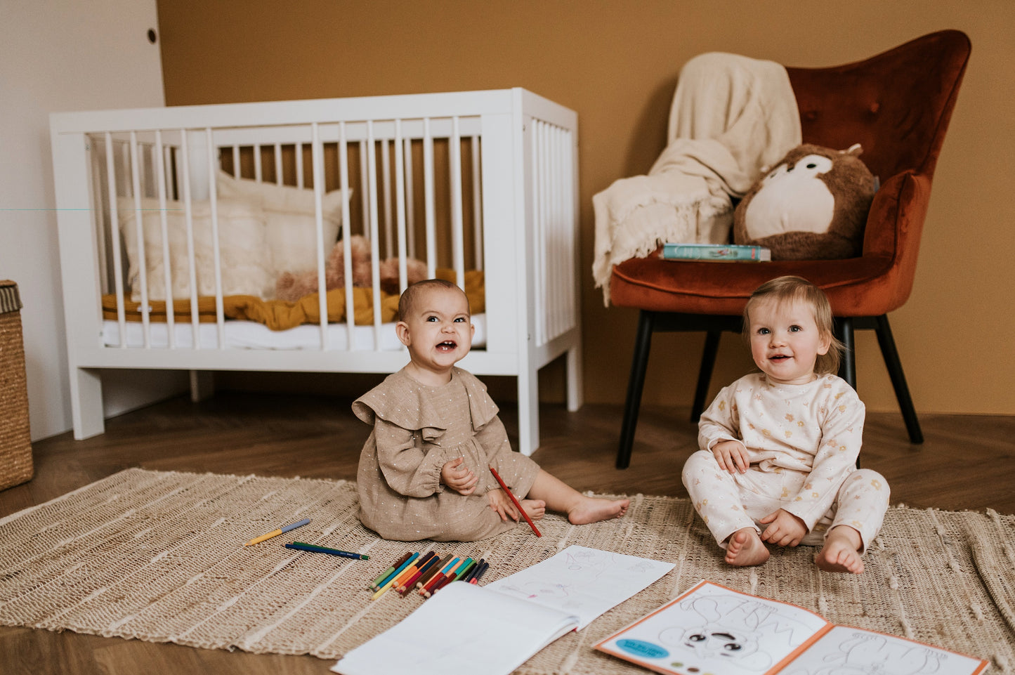 Crib Olivia Collection White 120x60 cm