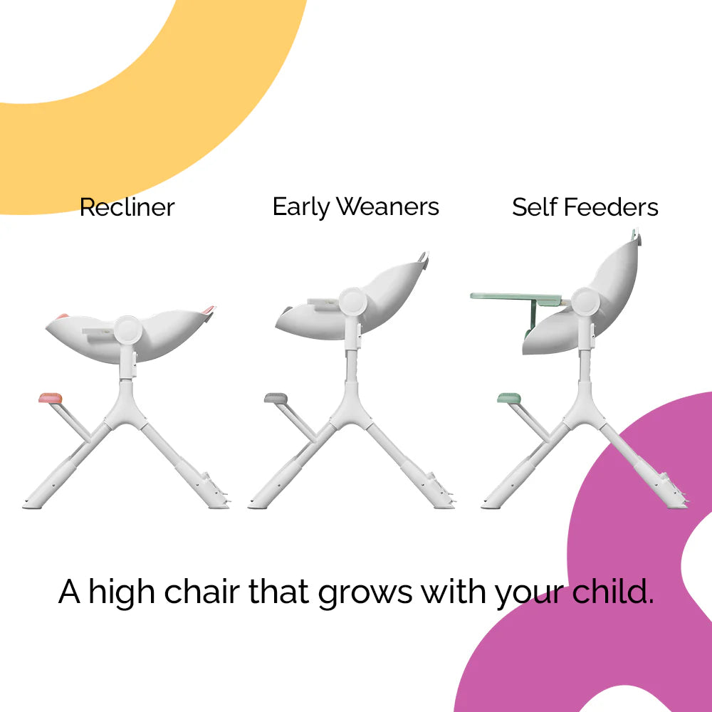 Oribel Cocoon Z High Chair | Lounger