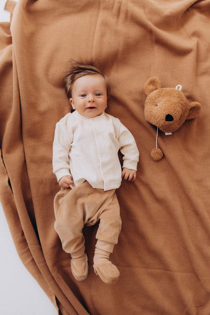 Wooly Organic Music Box - Teddy