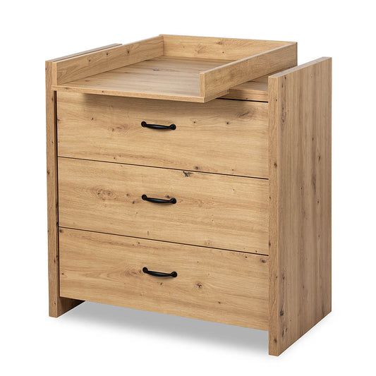 Chest of Drawers Amelia Oak Collection with Removable Changing Tray