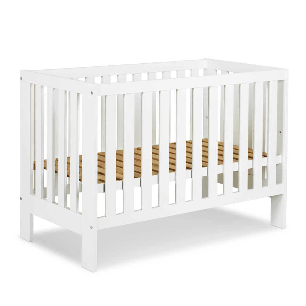 Crib Amelia II White 120x60 cm with Safery Rail