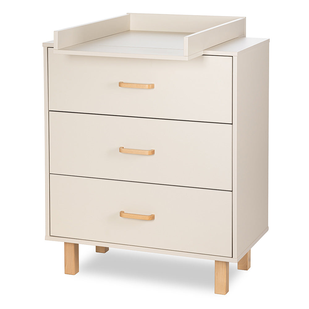Chest of Drawers Laura Champagne Collection with Removable Changing Tray