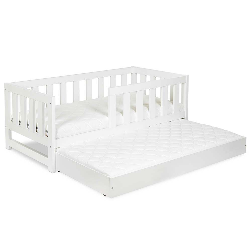 Bed Amelia White Collection 160x80 cm with Sleeping Container