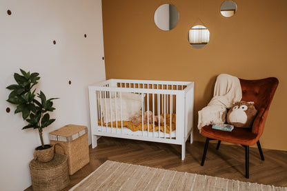 Crib Olivia Collection White 120x60 cm