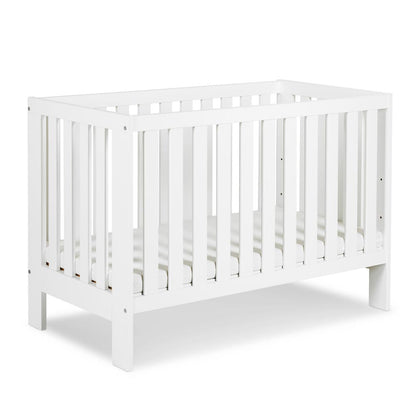 Crib Amelia II White 120x60 cm with Safery Rail