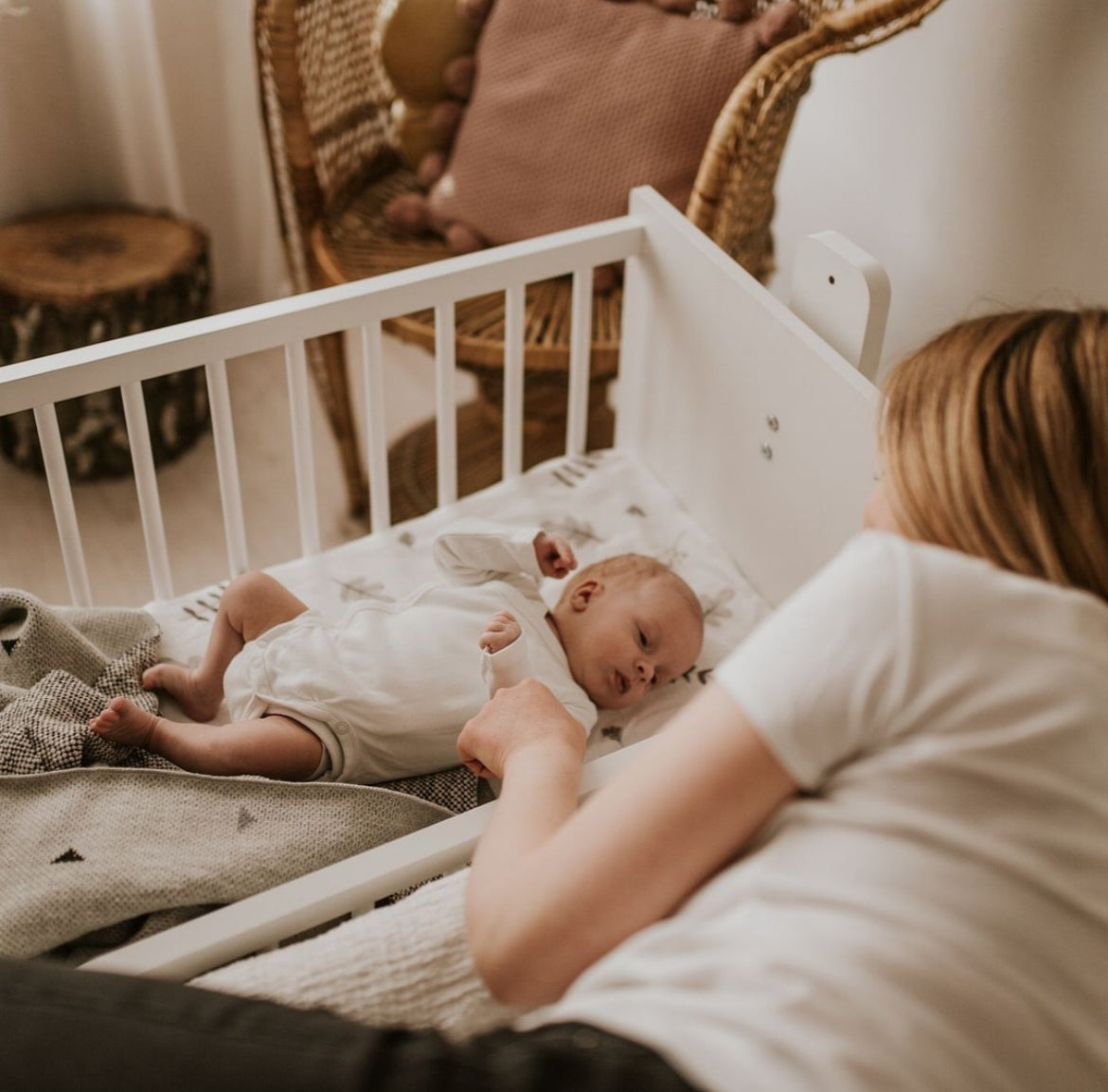 Bedside Crib Zoya Collection