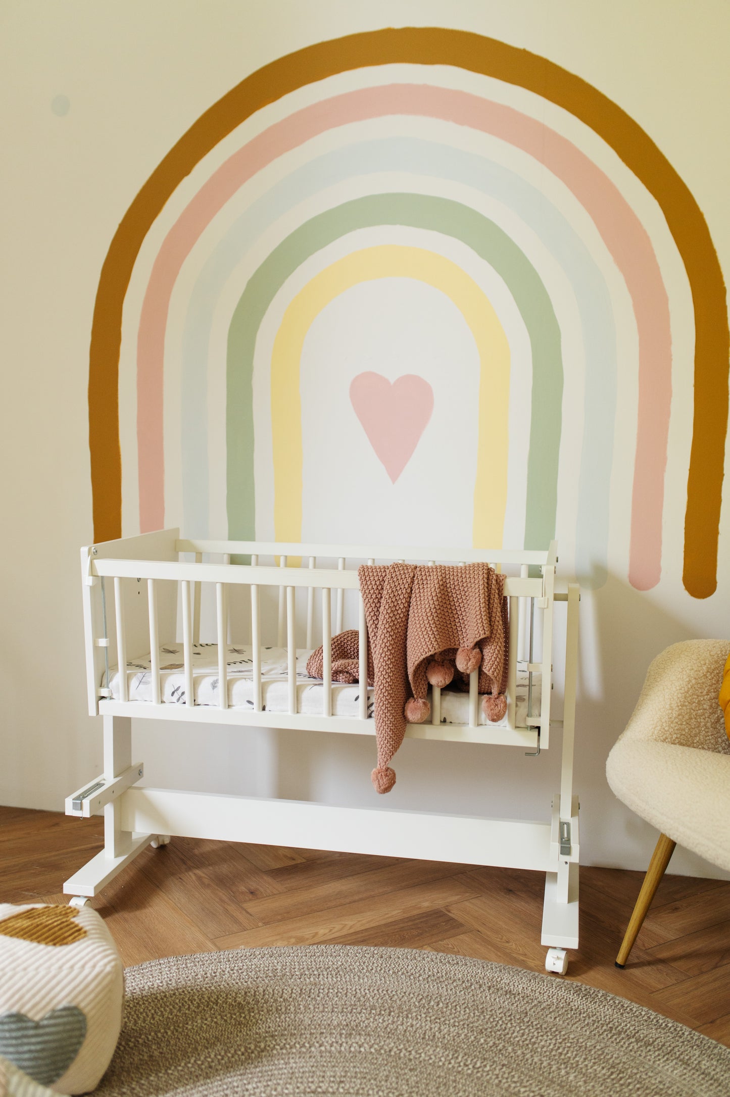 Bedside Crib Zoya Collection