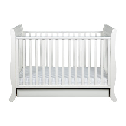 Cot Romantica Collection with Dropside and Drawer 120x60 cm