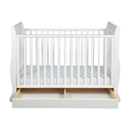 Cot Romantica Collection with Dropside and Drawer 120x60 cm