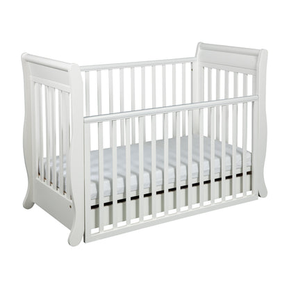 Cot Romantica Collection with Dropside and Drawer 120x60 cm