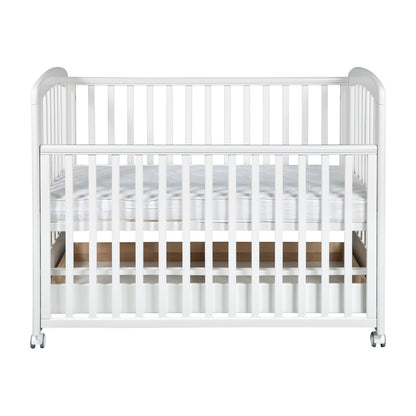 Cot Nina Collection with Dropside and Drawer 120x60 cm