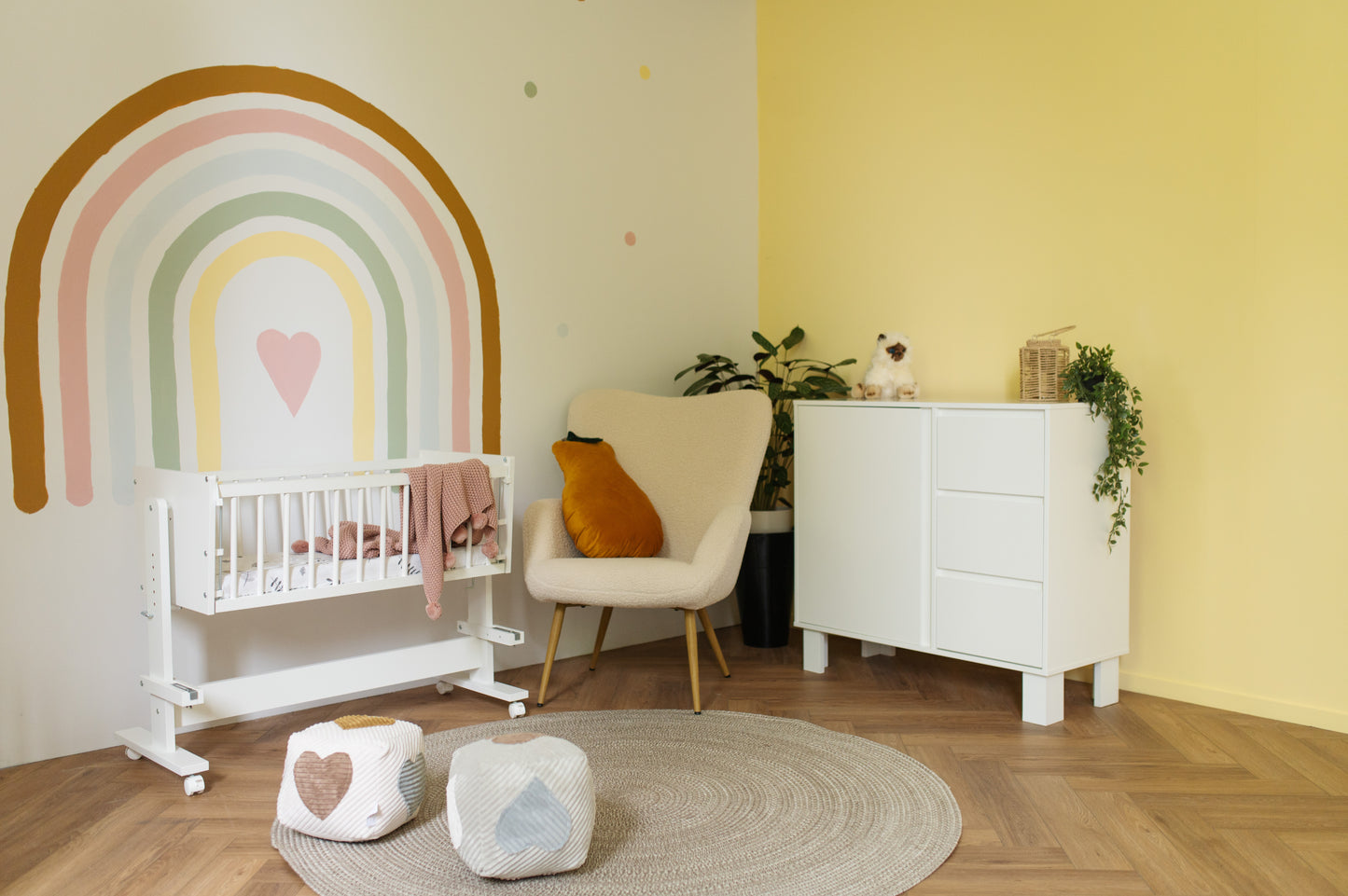 Bedside Crib Zoya Collection