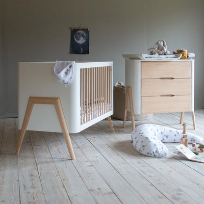 Dresser Torsten White/Wax Collection with Changing Top
