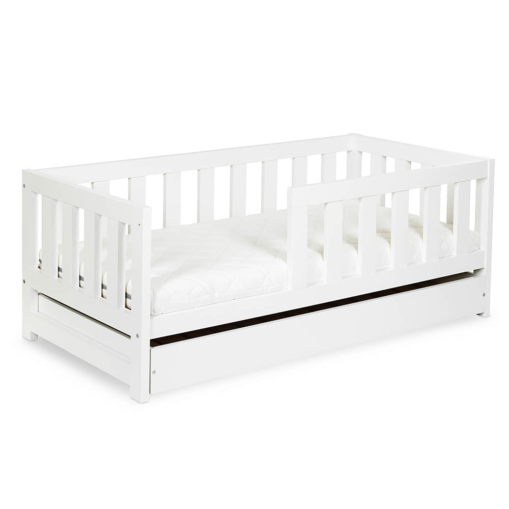 Bed Amelia White Collection 160x80 cm with Sleeping Container