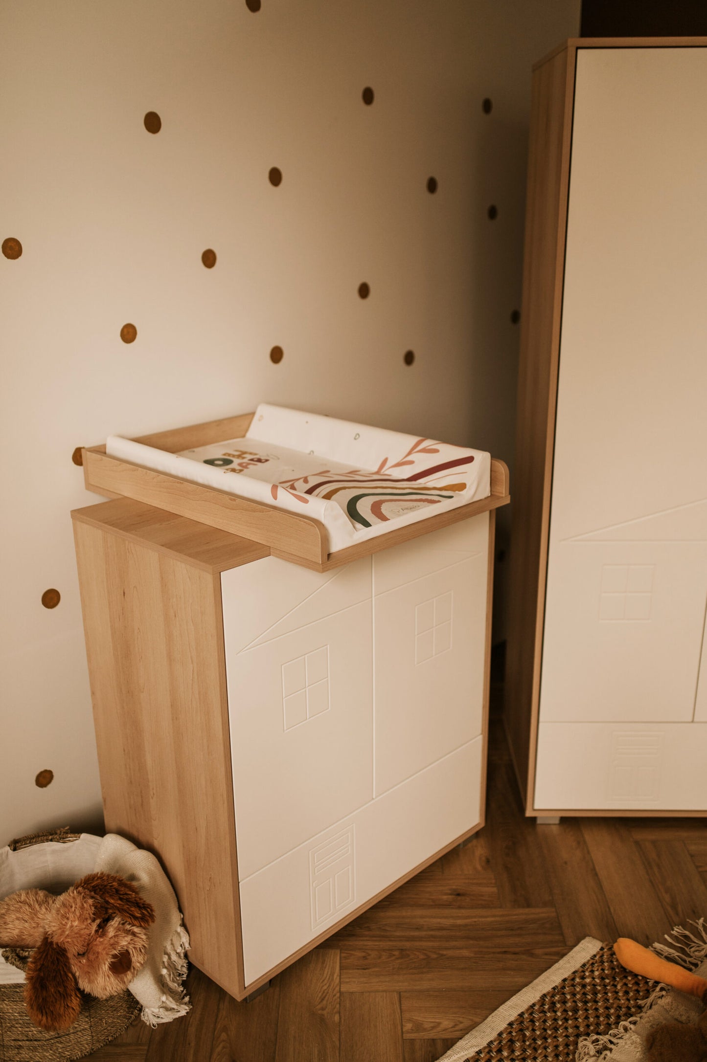 Chest of Drawers Ida Collection with Removable Changing Tray