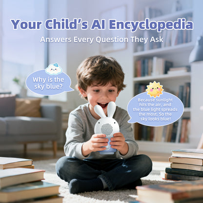 Smart AI Bunny - Interactive Educational AI Toy for Curious Young Minds
