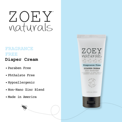 Zoey Naturals Fragrance Free Diaper Cream