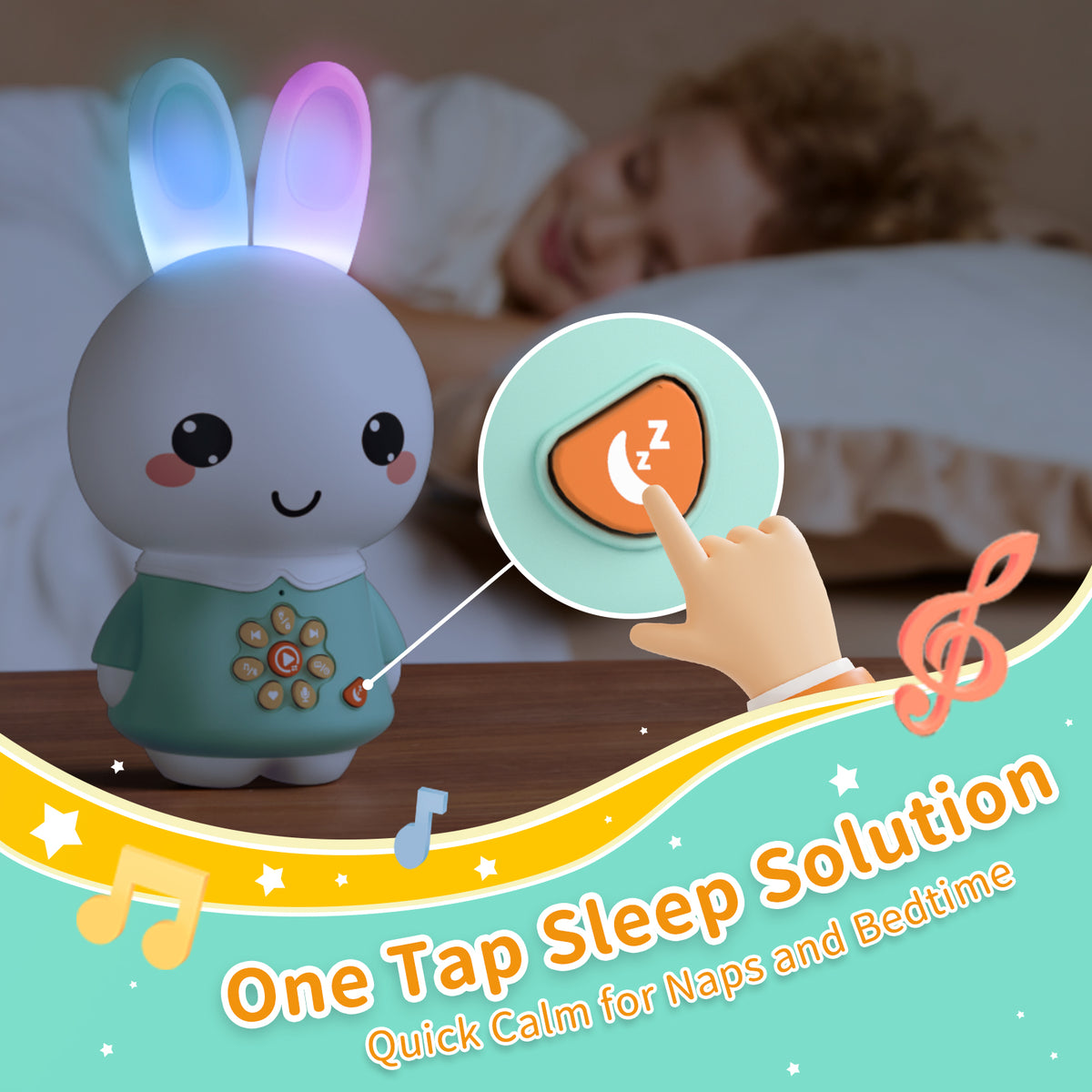Alilo Honey Bunny - Interactive Storytelling & Educational Bunny for Kids