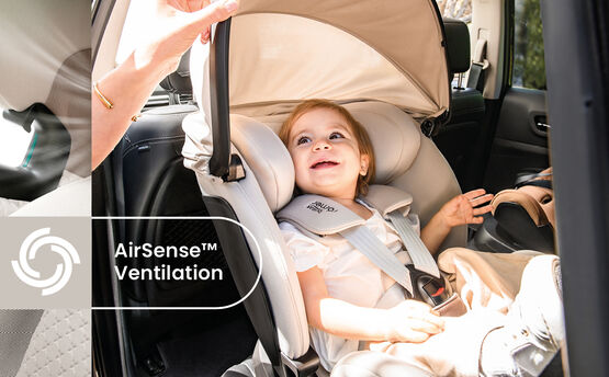 Britax Römer Swivel-Grow Max Air Car Seat – Cool Comfort & Growing Safety from Birth to 7 Years