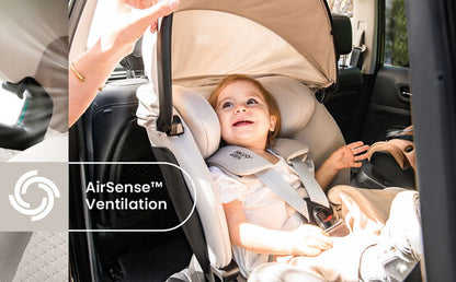 Britax Römer Swivel-Grow Max Air Car Seat – Cool Comfort & Growing Safety from Birth to 7 Years