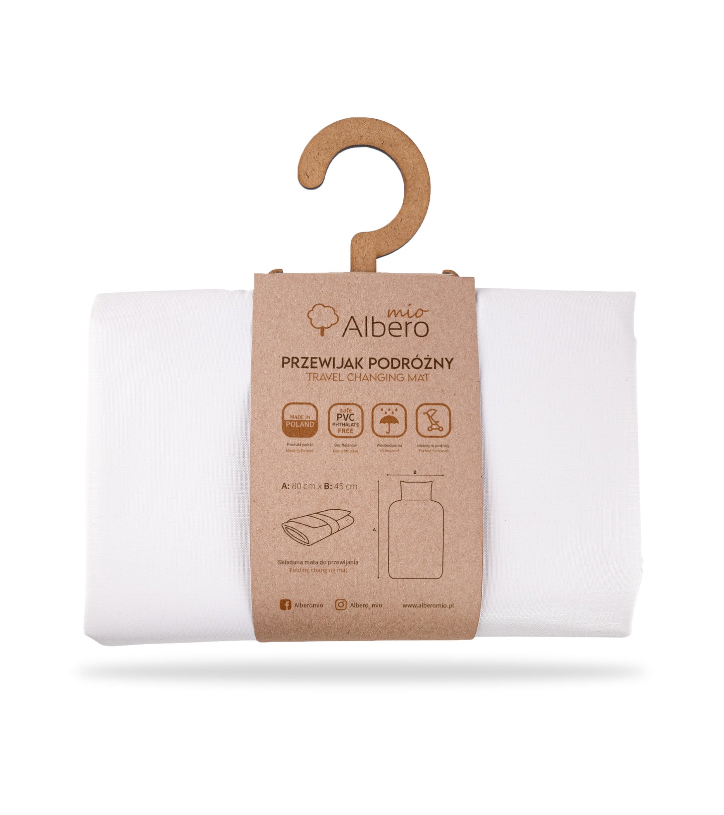 AlberoMio Travel Changing Mat