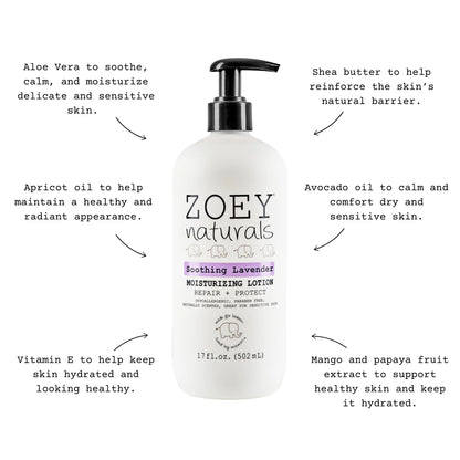 Zoey Naturals Soothing Lavender Moisturizing Lotion