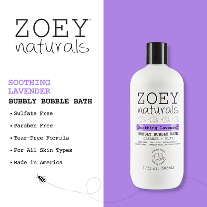 Zoey Naturals Soothing Lavender Bubbly Bubble Bath