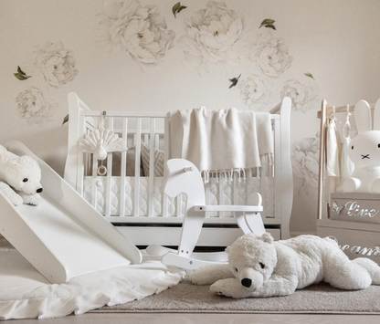 Cot Romantica Collection with Dropside and Drawer 120x60 cm
