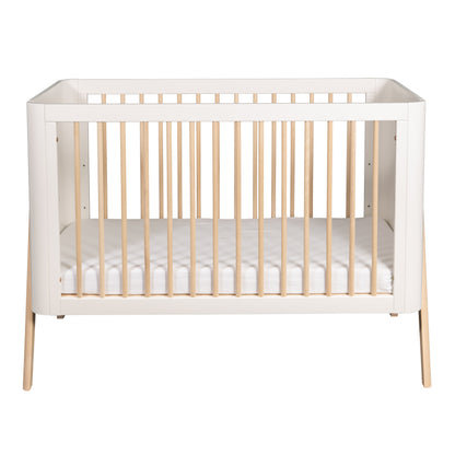 Cot Torsten Whit/Wax Collection with Conversion Junior Rail