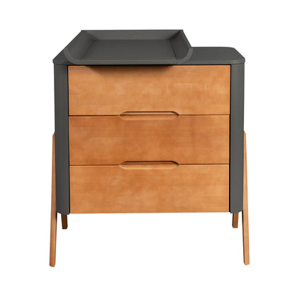 Dresser Torsten Seal Grey/Teak Collection with Changing Top