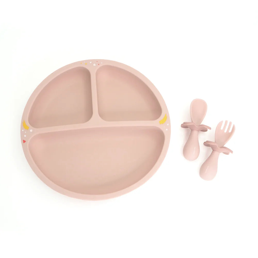 Oribel Baby Plate, Fork & Spoon
