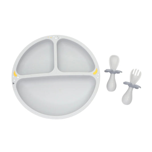 Oribel Baby Plate, Fork & Spoon