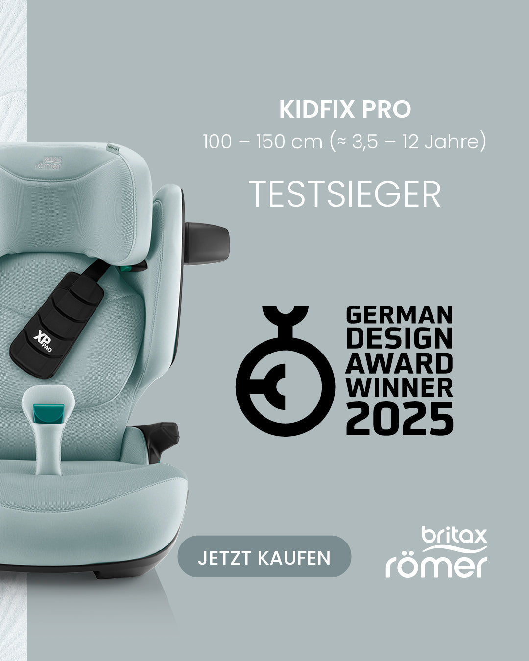 Britax Römer KidFix Pro Car Seat – i‑Size Safety for 3.5 to 12 Years